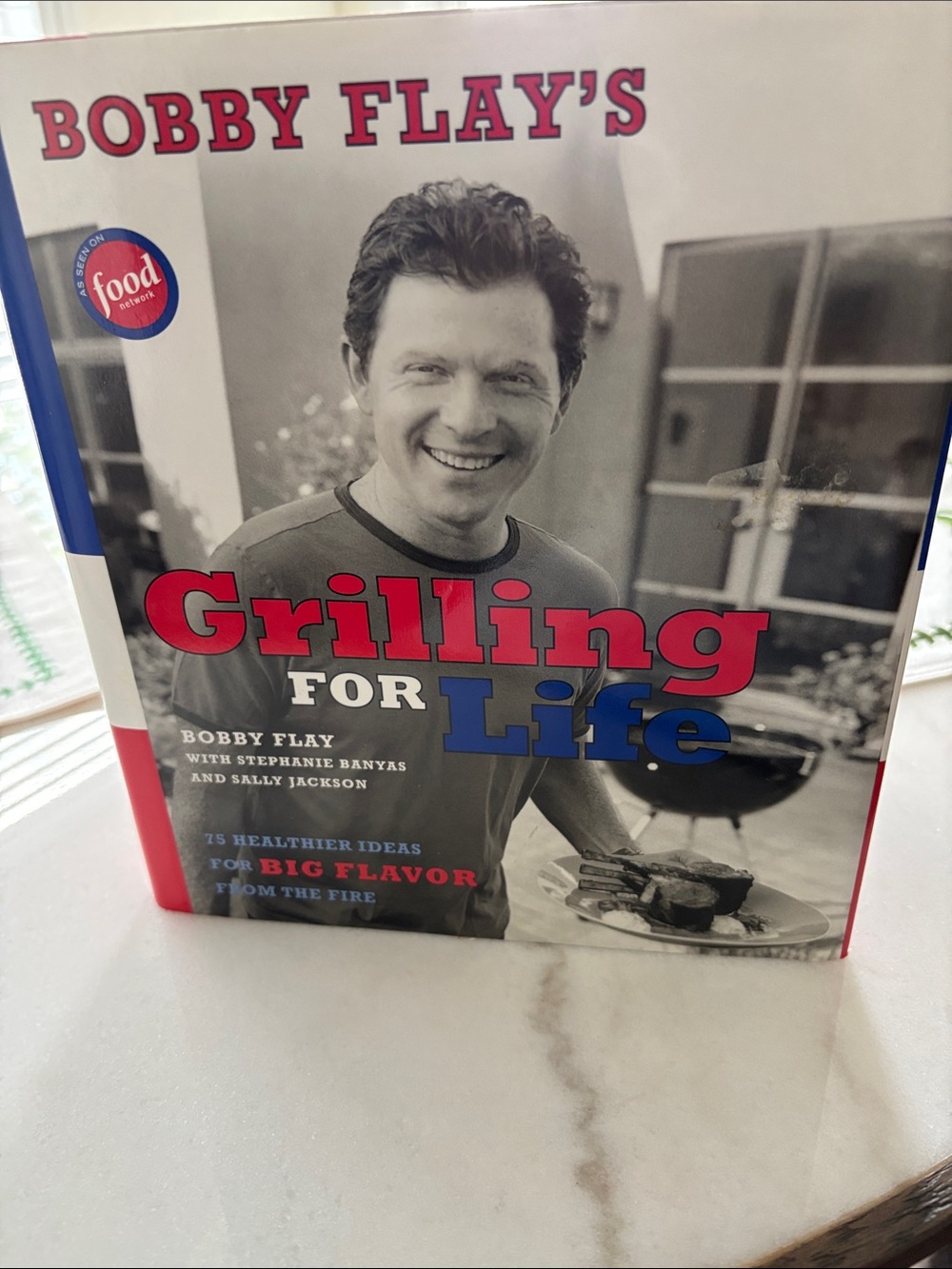 Grilling for Life Cookbook - Red/Blue Cover -